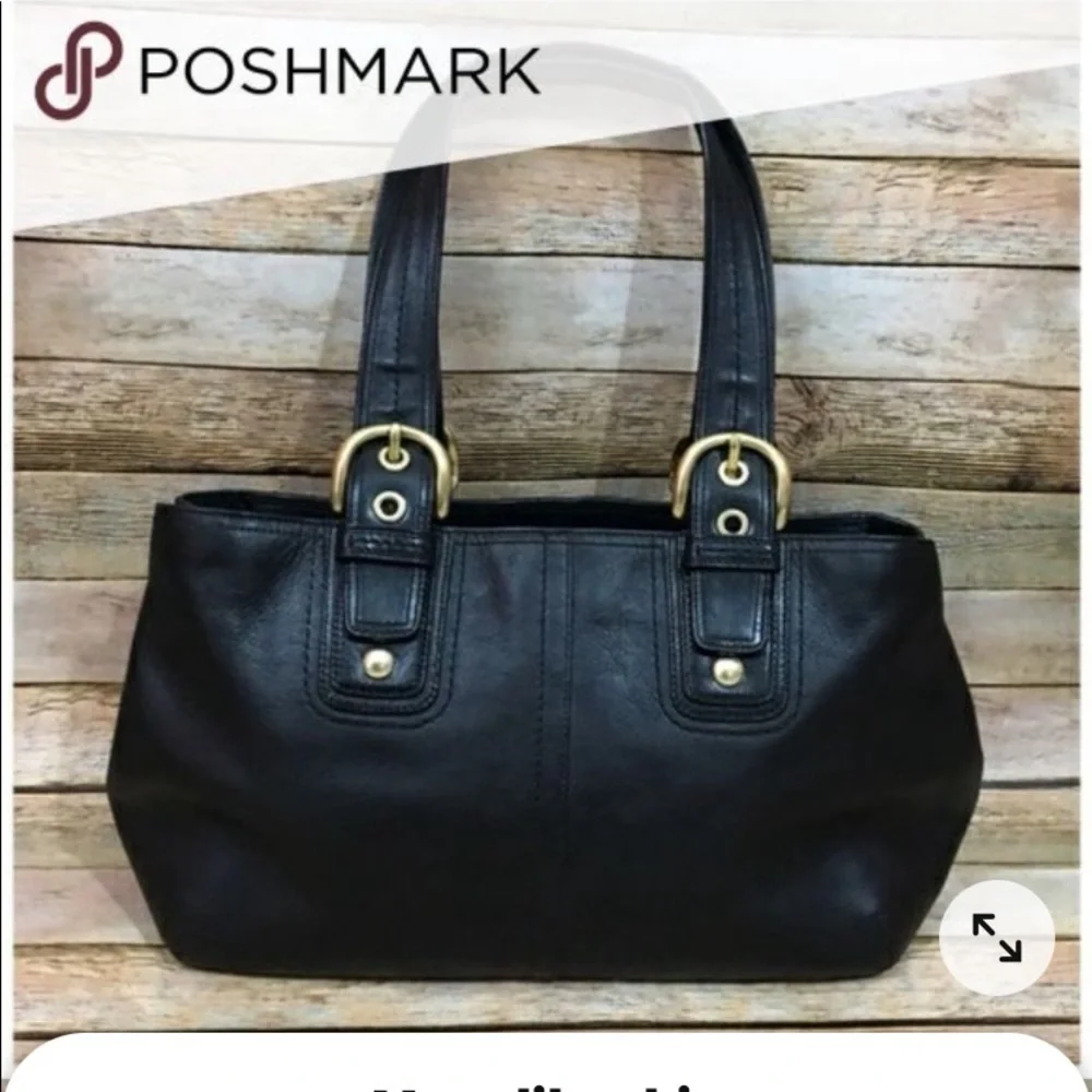 Coach Soho Black Leather Bag F0820-F11844